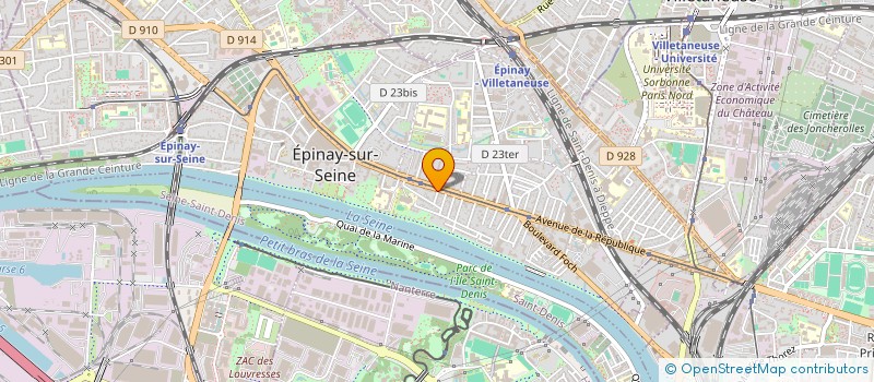 localisation de l'entreprise SALON DE BEAUTE SURMA à EPINAY-SUR-SEINE