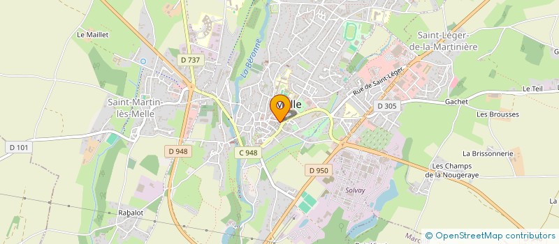 localisation de l'entreprise SALON DE L'HABITAT DU MELLOIS EN POITOU  MELLE