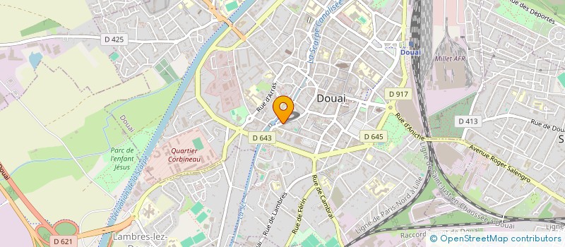 localisation de l'entreprise SALON DE LA BD A DOUAI à DOUAI