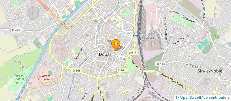 localisation de l'entreprise SALON DE LA PLACE à DOUAI