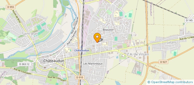 localisation de l'entreprise SALON DE THE AKCA à CHATEAUDUN