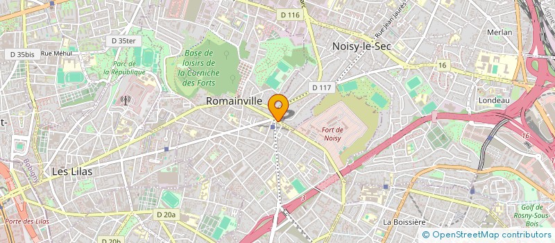localisation de l'entreprise SALON DE THE CARNOT à ROMAINVILLE