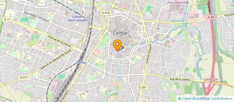 localisation de l'entreprise SALON DE THE - WINSTUB - ROESSELMANN  COLMAR