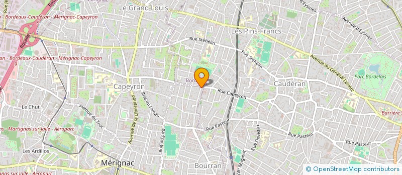 localisation de l'entreprise SALON DELPHINE DELAURENT  MERIGNAC