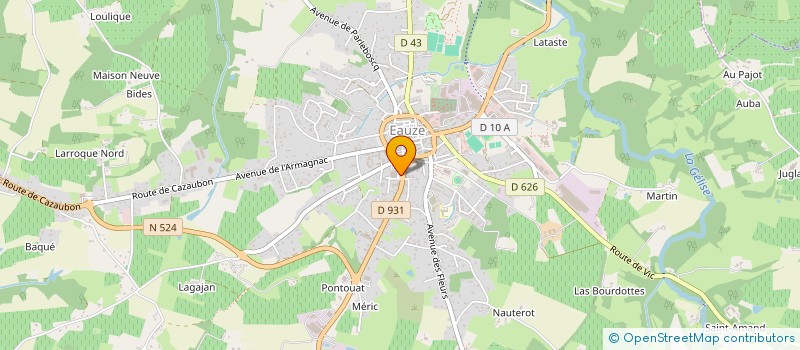 localisation de l'entreprise SALON DES ANTIQUAIRES EN ARMAGNAC à EAUZE