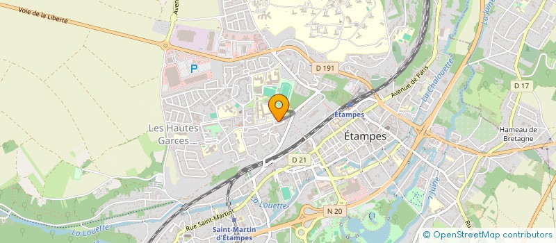 localisation de l'entreprise SALON DES FLEURETTES  ETAMPES