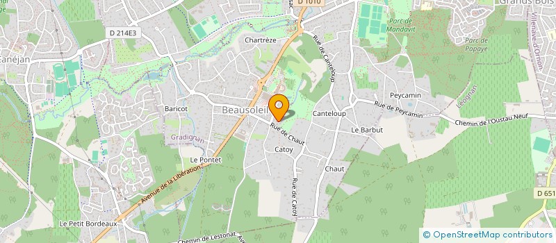 localisation de l'entreprise SALON DES GRAVES  GRADIGNAN