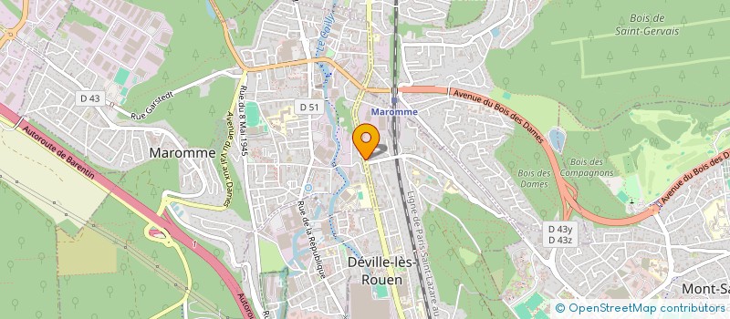 localisation de l'entreprise SALON DES ROTOURS  DEVILLE-LES-ROUEN