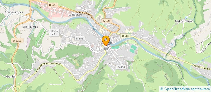 localisation de l'entreprise SALON DES VINS PROFESSIONNELS D'ESPALION  ESPALION