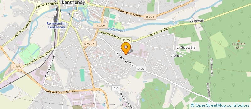 localisation de l'entreprise SALON DU LIVRE 41  ROMORANTIN-LANTHENAY