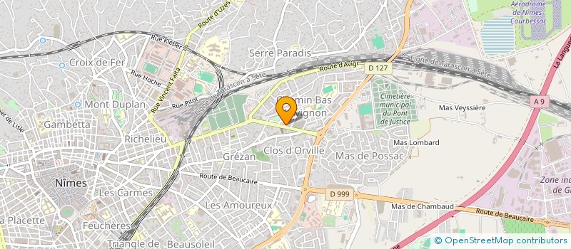 localisation de l'entreprise SALON DU MONDE à NIMES