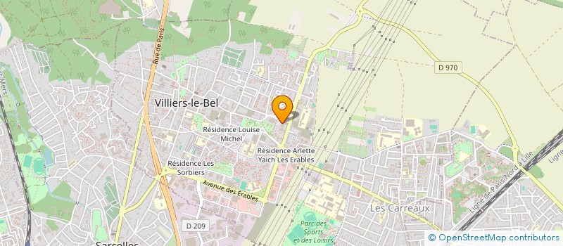 localisation de l'entreprise SALON DU PUITS  VILLIERS-LE-BEL