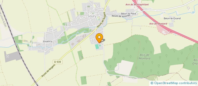 localisation de l'entreprise SALON DU THEATRE  SOUCY