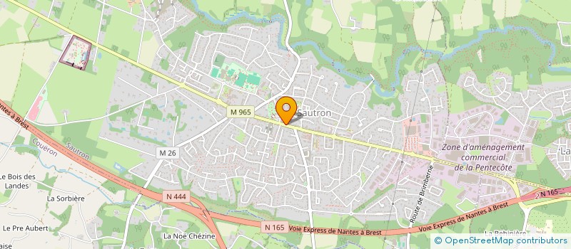 localisation de l'entreprise SALON EMMANUEL CHANU  SAUTRON