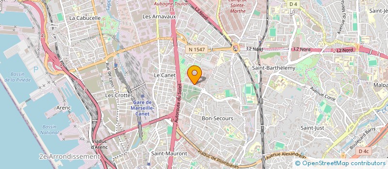localisation de l'entreprise SALON EMO'TIFS à MARSEILLE