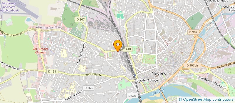 localisation de l'entreprise SALON FLO à NEVERS