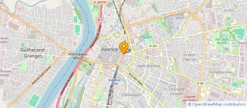 localisation de l'entreprise SALON FM  VALENCE