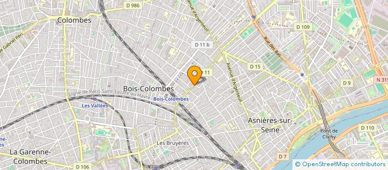 localisation de l'entreprise SALON FRANCOIS GABRIEL à ASNIERES-SUR-SEINE