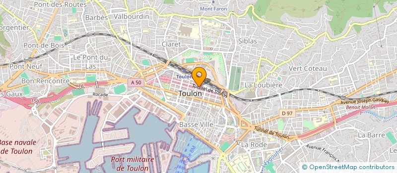localisation de l'entreprise SALON GIMELIA  TOULON
