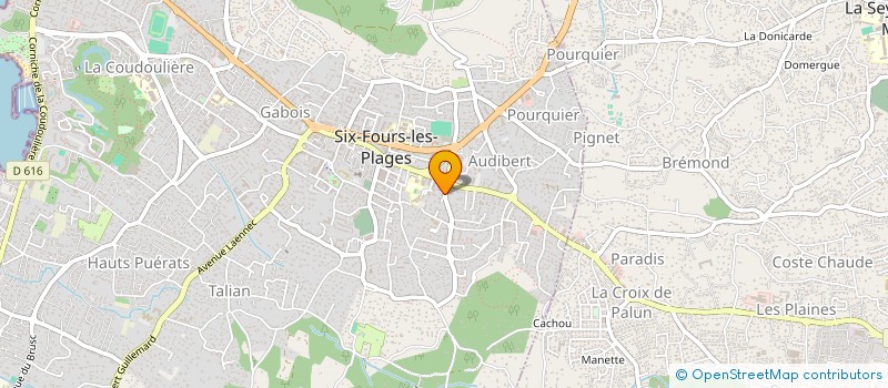 localisation de l'entreprise SALON INFLUENCE  SIX-FOURS-LES-PLAGES