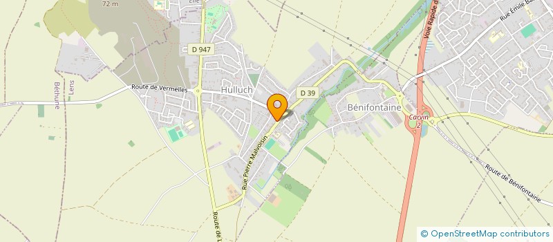 localisation de l'entreprise SALON INSTANT COIFFURE  HULLUCH