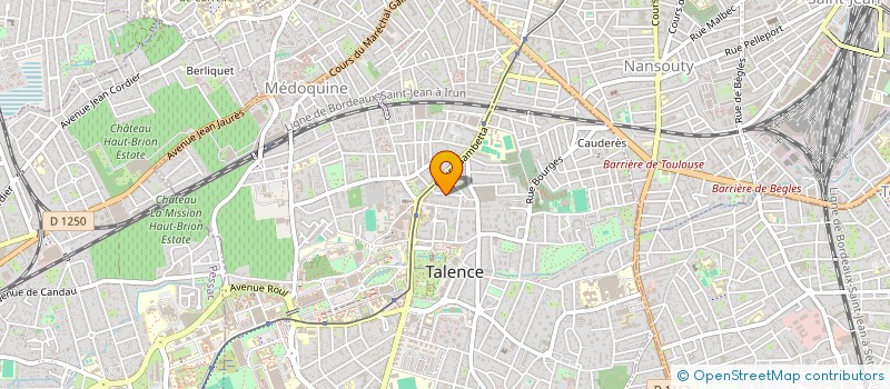 localisation de l'entreprise SALON INTERNAT MOBILIER URBAIN ET ENVIRO  TALENCE