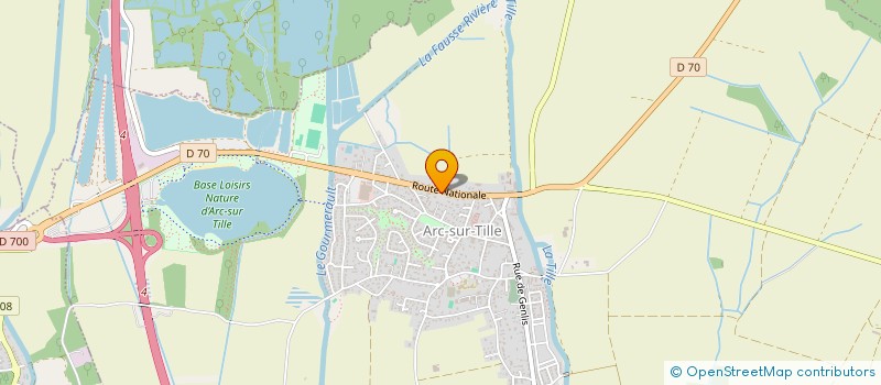 localisation de l'entreprise SALON JENNIFER  ARC-SUR-TILLE