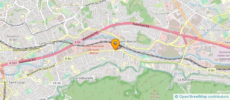 localisation de l'entreprise SALON JENNY à MARSEILLE