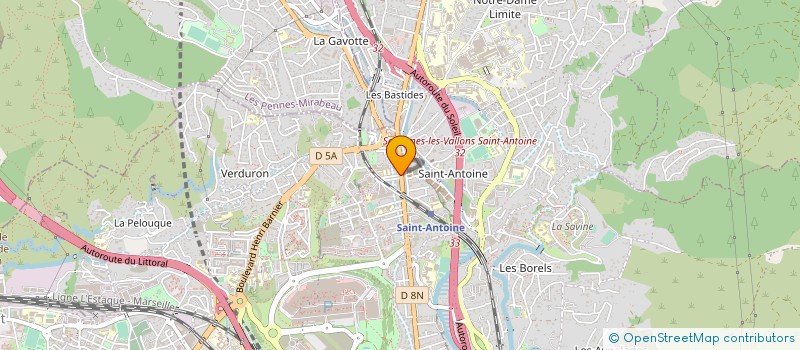 localisation de l'entreprise SALON JO PIER  MARSEILLE