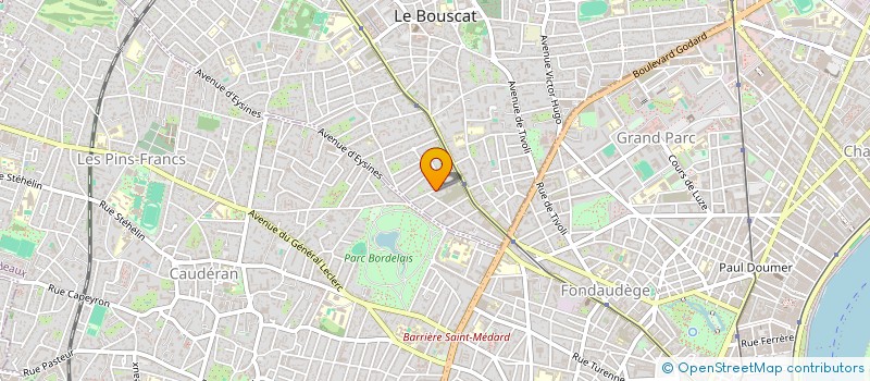 localisation de l'entreprise SALON K-PRISS COIFFURE à LE BOUSCAT