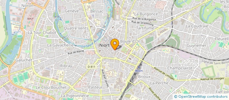 localisation de l'entreprise SALON L'EMPREINTE  NIORT