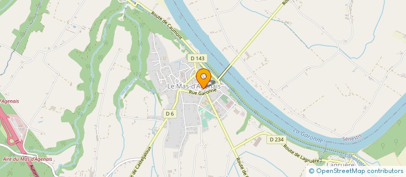 localisation de l'entreprise SALON LA CUADRA  LE MAS-D'AGENAIS