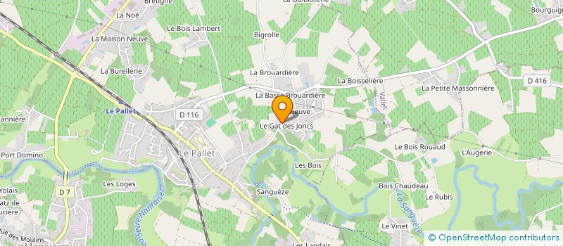 localisation de l'entreprise SALON LES BONNES IDEES  LE PALLET