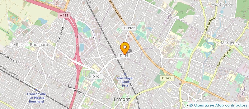 localisation de l'entreprise SALON LISE VIDAL à SAINT-PRIX