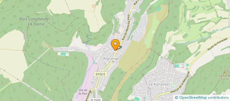 localisation de l'entreprise SALON MAGUY  ALGRANGE