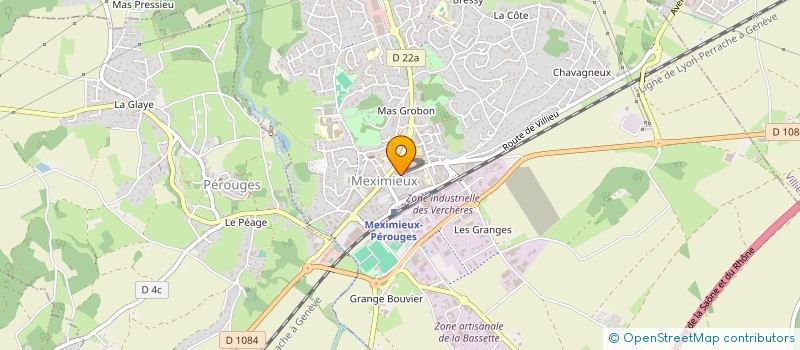 localisation de l'entreprise SALON MEXIMIEUX à MEXIMIEUX