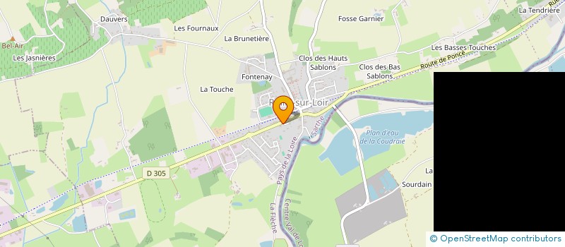 localisation de l'entreprise SALON MICHELE à LA CHARTRE-SUR-LE-LOIR