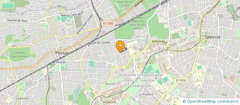 localisation de l'entreprise SALON N&K  PESSAC