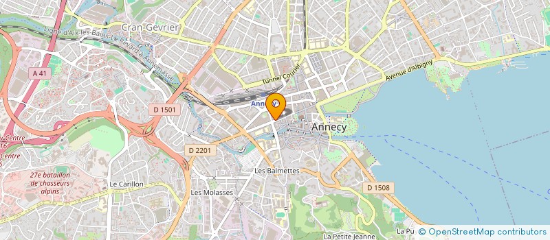 localisation de l'entreprise SALON NG à ANNECY