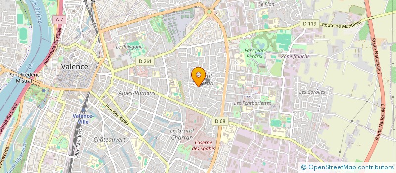 localisation de l'entreprise SALON NINOU à VALENCE