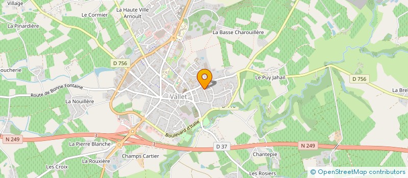 localisation de l'entreprise SALON NOUVEL HAIR à VALLET