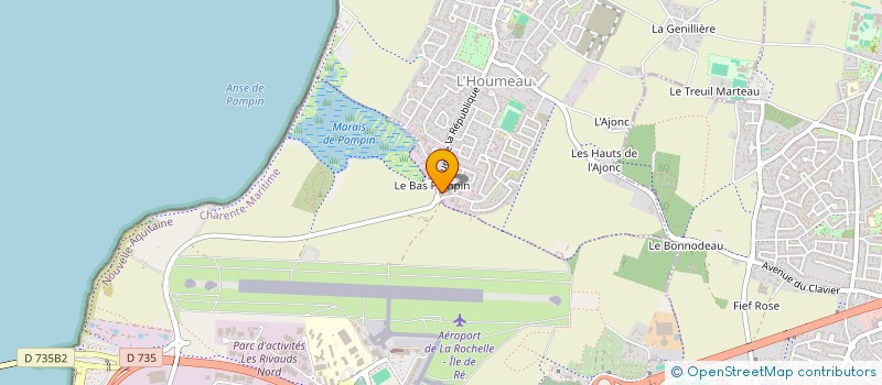 localisation de l'entreprise SALON ORIGINES  L'HOUMEAU