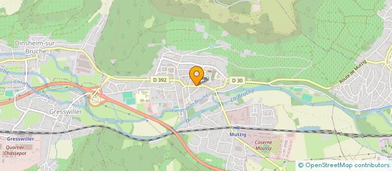 localisation de l'entreprise SALON OZE  MUTZIG