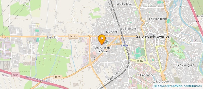 localisation de l'entreprise SALON PARE BRISE à SALON-DE-PROVENCE