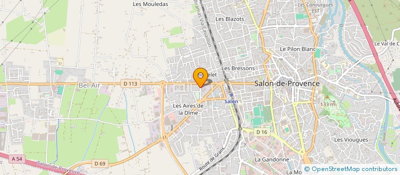localisation de l'entreprise SALON PARE BRISE à SALON-DE-PROVENCE