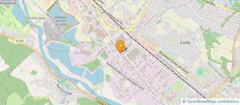 localisation de l'entreprise SALON PURE à LONS