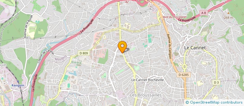 localisation de l'entreprise SALON ROSE-VELT à LE CANNET