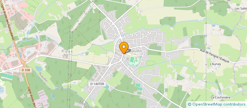 localisation de l'entreprise SALON ROUSSEL RUAUDIN  RUAUDIN