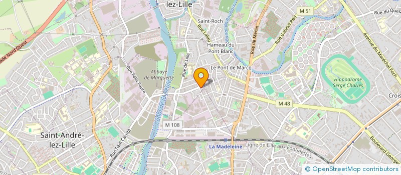 localisation de l'entreprise SALON SAINT GERMAIN  MARQUETTE-LEZ-LILLE