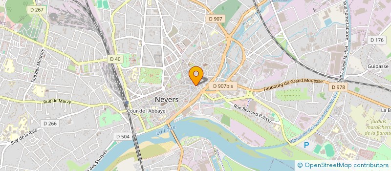 localisation de l'entreprise SALON SAINT VINCENT à NEVERS